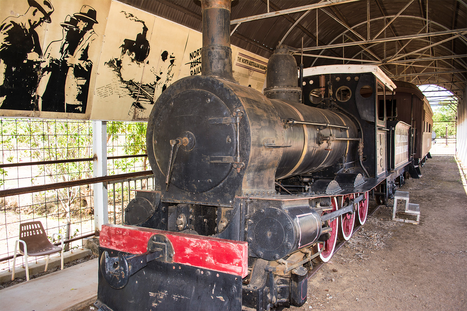 Relic train at Pine Creek.