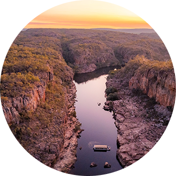 Premium tours of Katherine Gorge at sunset - day tour