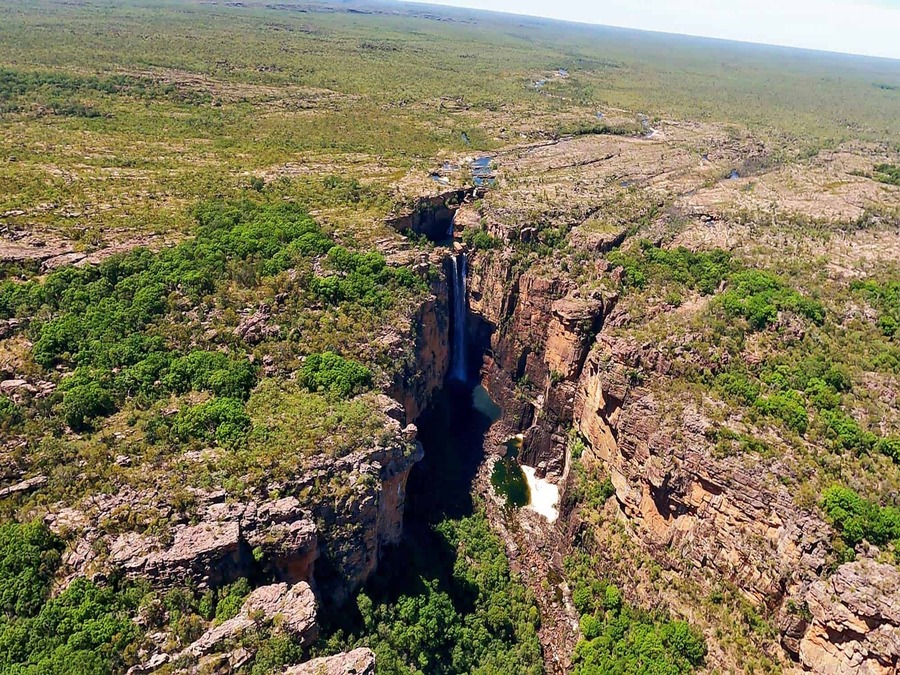 waterfall in kakadu national park - Twin Falls